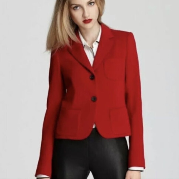 Theory Jackets & Blazers - Theory The Perfect Red Nillian Blazer 10